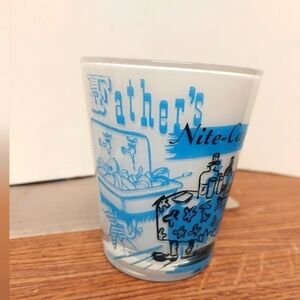 Vintage* 50s/60s Glass Frosted 15 oz Tumbler